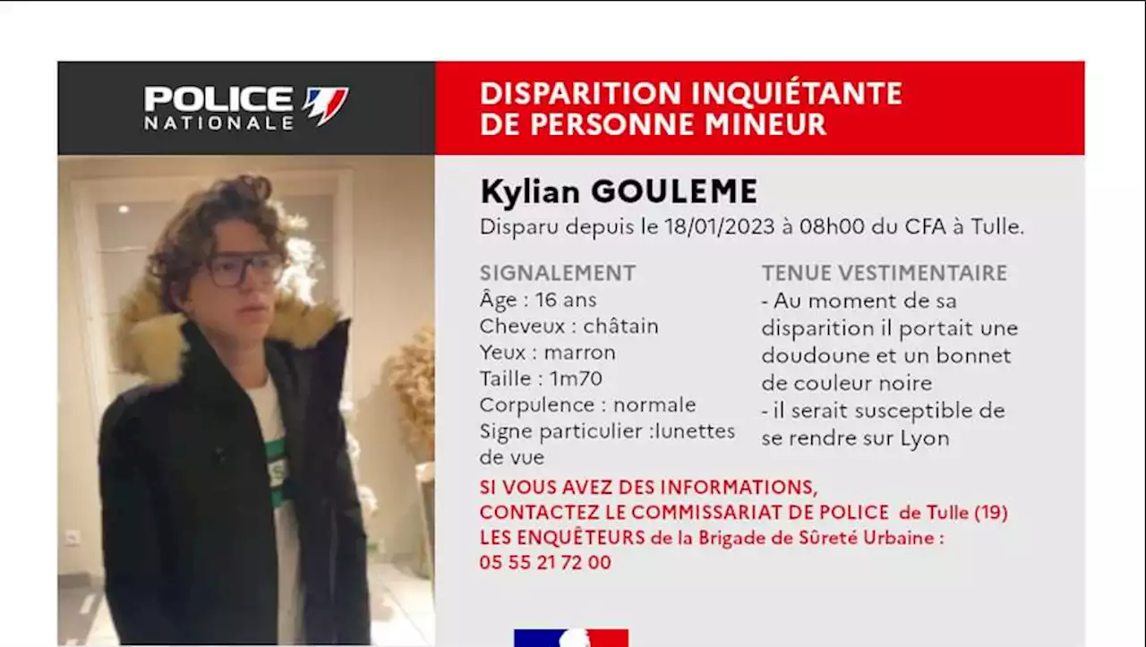 Disparation inquiétante : Kylian, un adolescent de 16 ans, est activement recherché par la police