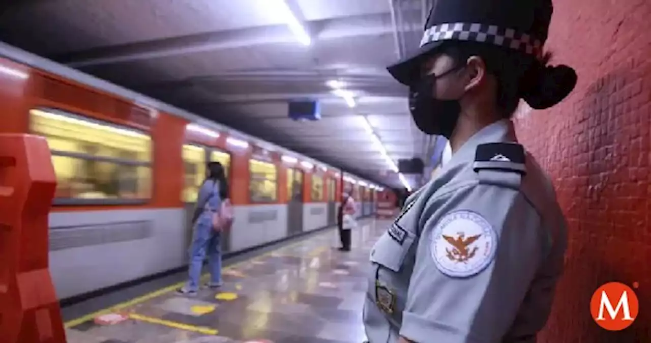 CdMx despliega operativo por marcha contra Guardia Nacional en Metro