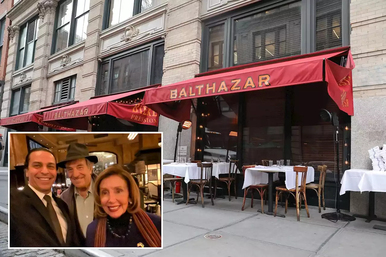 Nancy Pelosi and husband Paul dined at NYC’s Balthazar before Broadway show