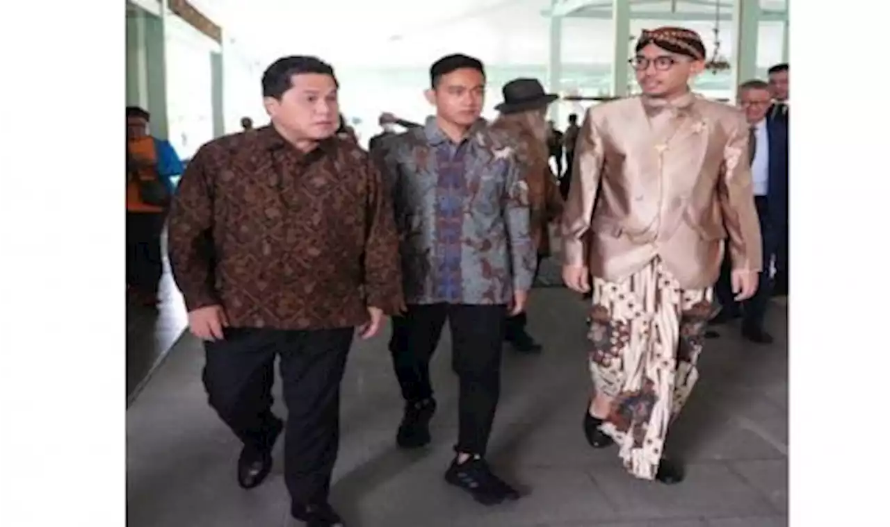 Erick Thohir dan Gibran Resmikan Taman Pracima Puro Mangkunegaran Solo |Republika Online