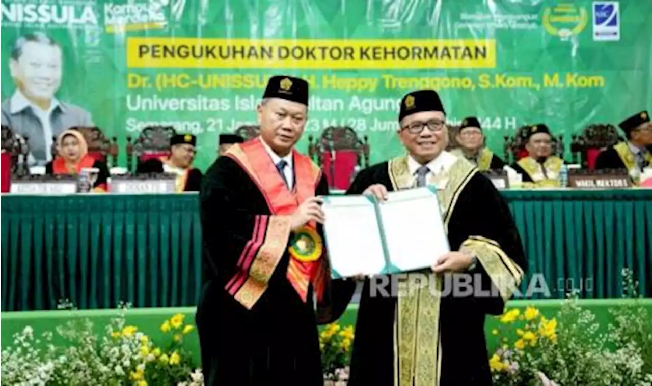 Unissula Anugerahi Heppy Trenggono Doktor Kehormatan |Republika Online