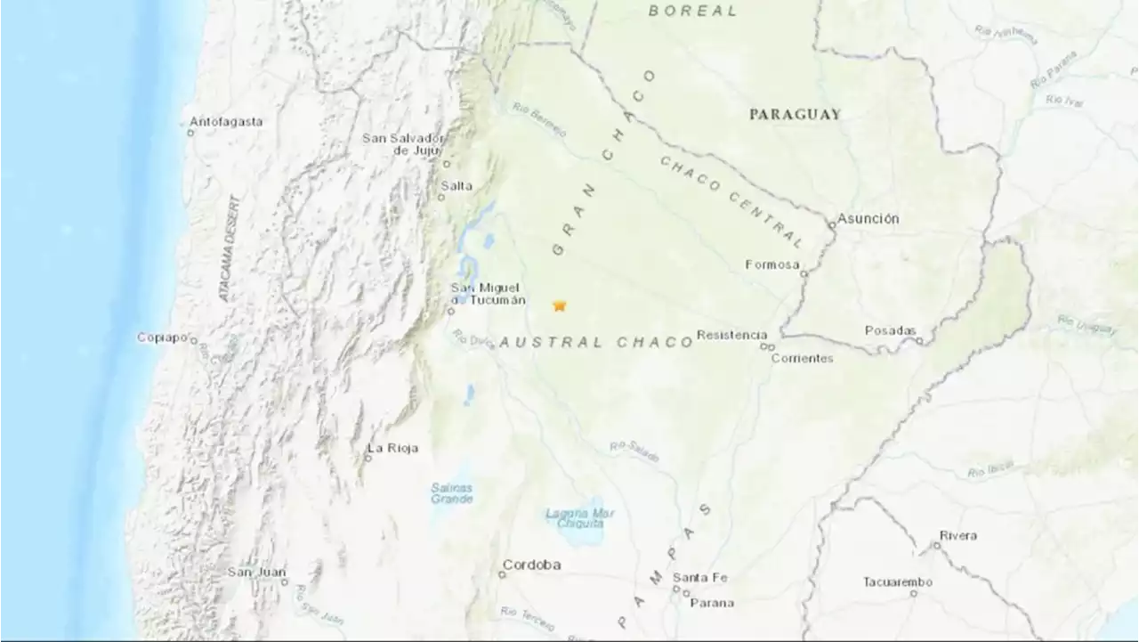 Un terremoto de 6,8 en la escala Ritcher sacudió a Santiago del Estero, Chaco y Salta