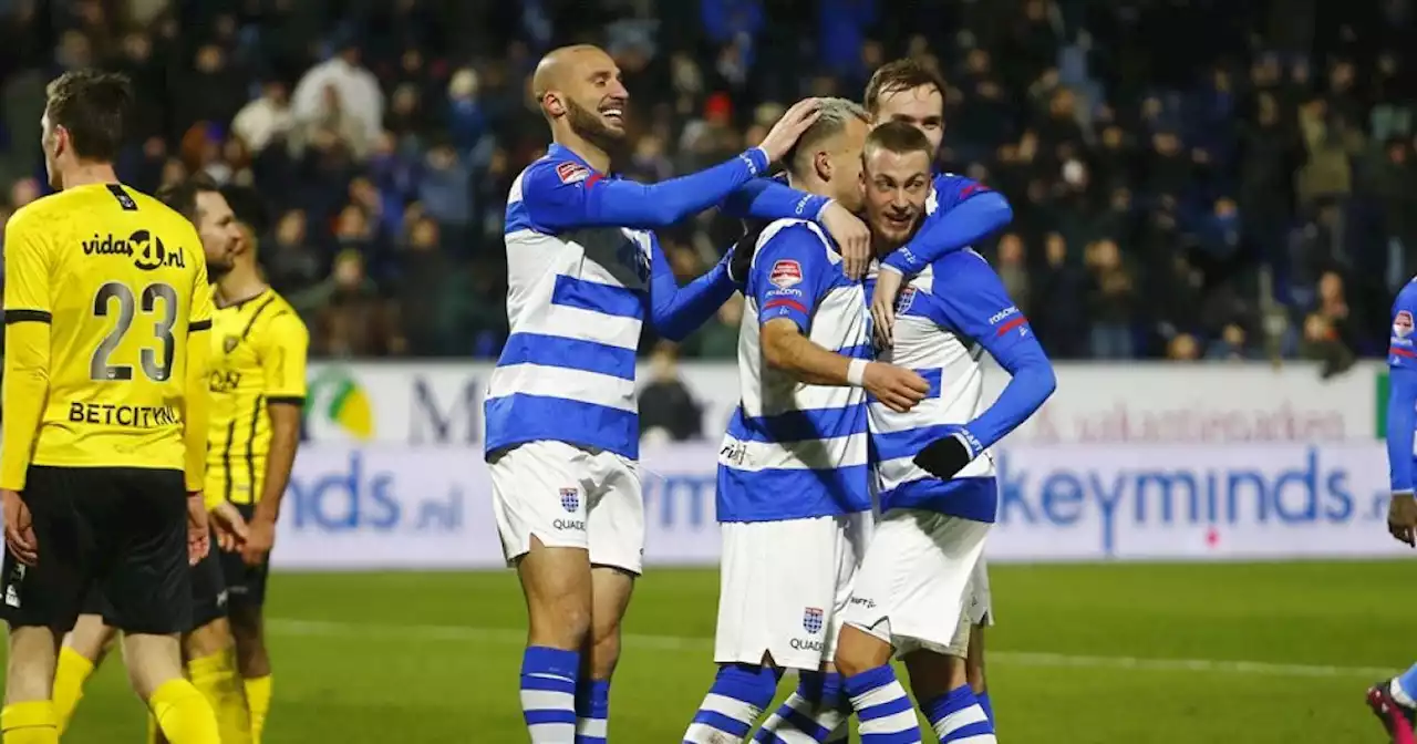 Eerste Divisie: PEC alleen aan kop, NAC wint na razendsnelle treffer