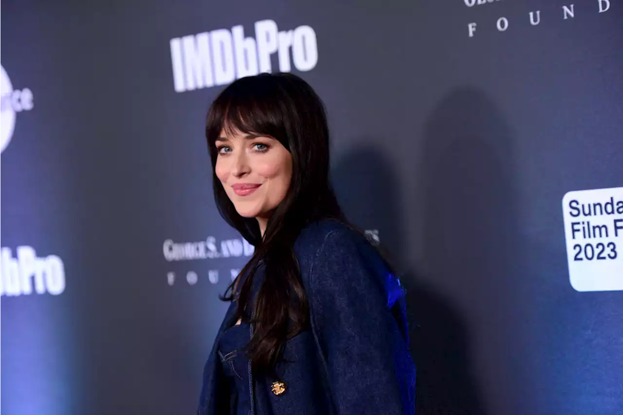 Dakota Johnson Goes for Triple Denim on Sundance Film Festival Opening Night