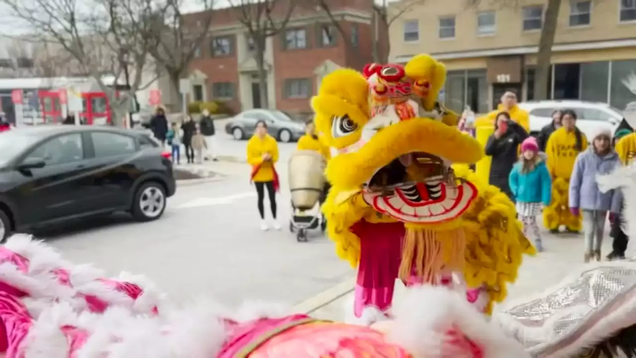 Dance troupe celebrates Lunar New Year at Suburban Square