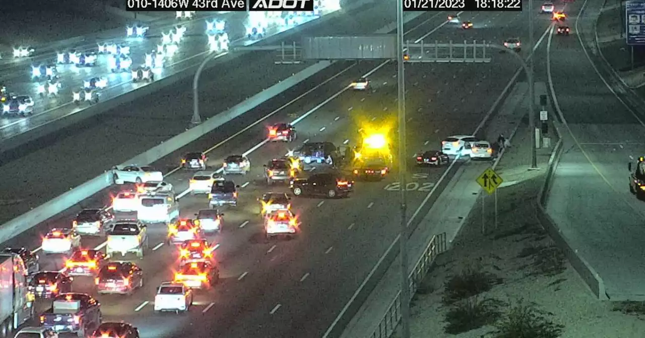 Child critical, another hurt after multi-vehicle crash on I-10 near 43rd Avenue