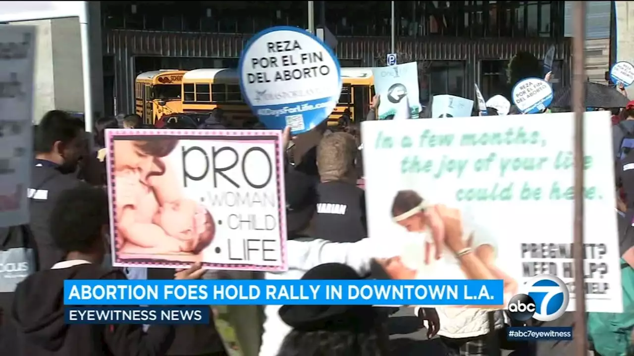 9th annual OneLife LA celebration brings out hundreds rallying for anti-abortion movement