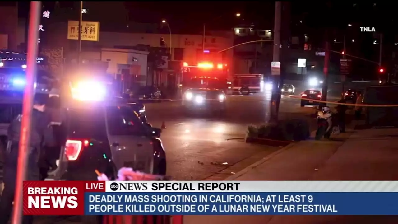 At least 9 killed in Monterey Park mass shooting, California police say