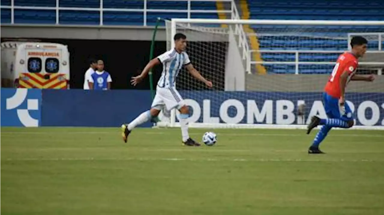 Argentina paga errores con derrota en su debut en el Sudamericano Sub 20