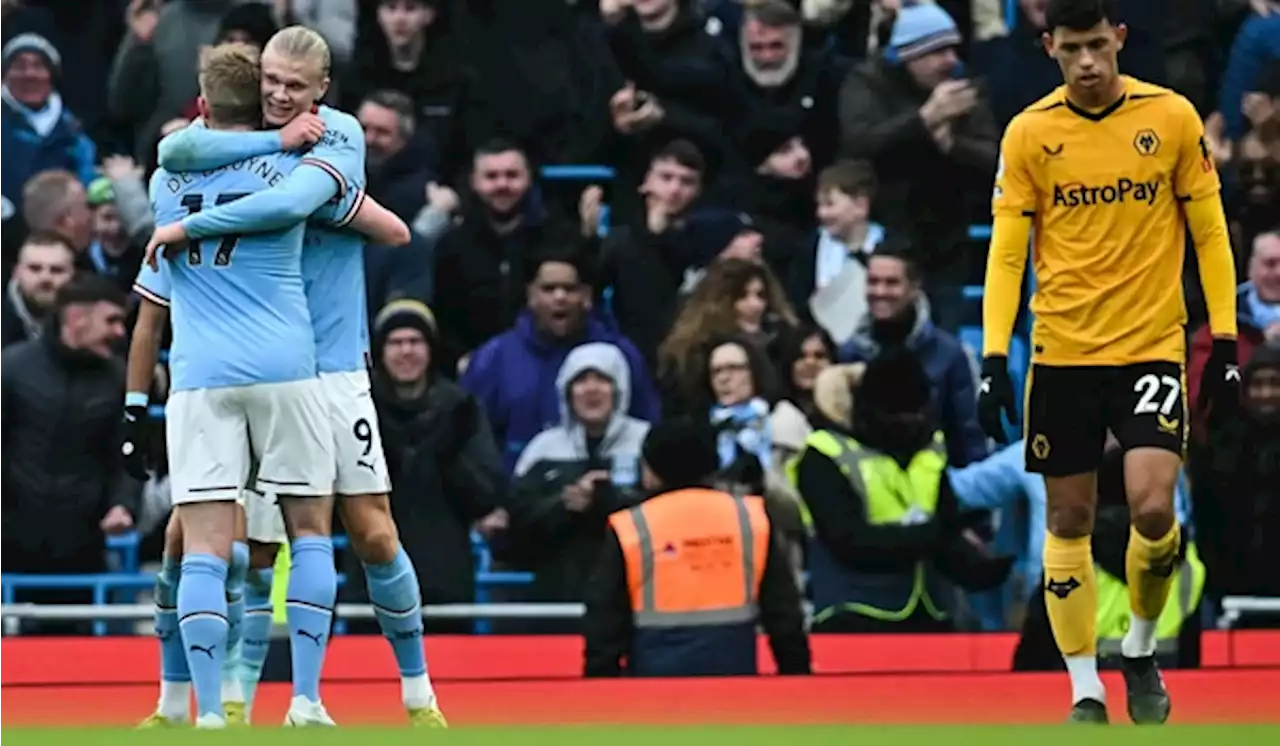 Hat-trick Erling Haaland Bawa Manchester City Pepet Arsenal