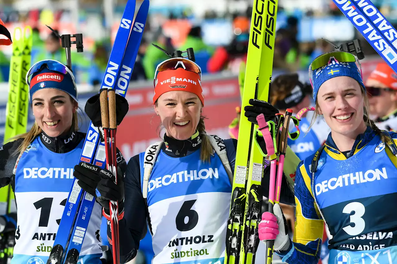 Biathletin Herrmann-Wick in WM-Form - Verfolgungssieg in Antholz