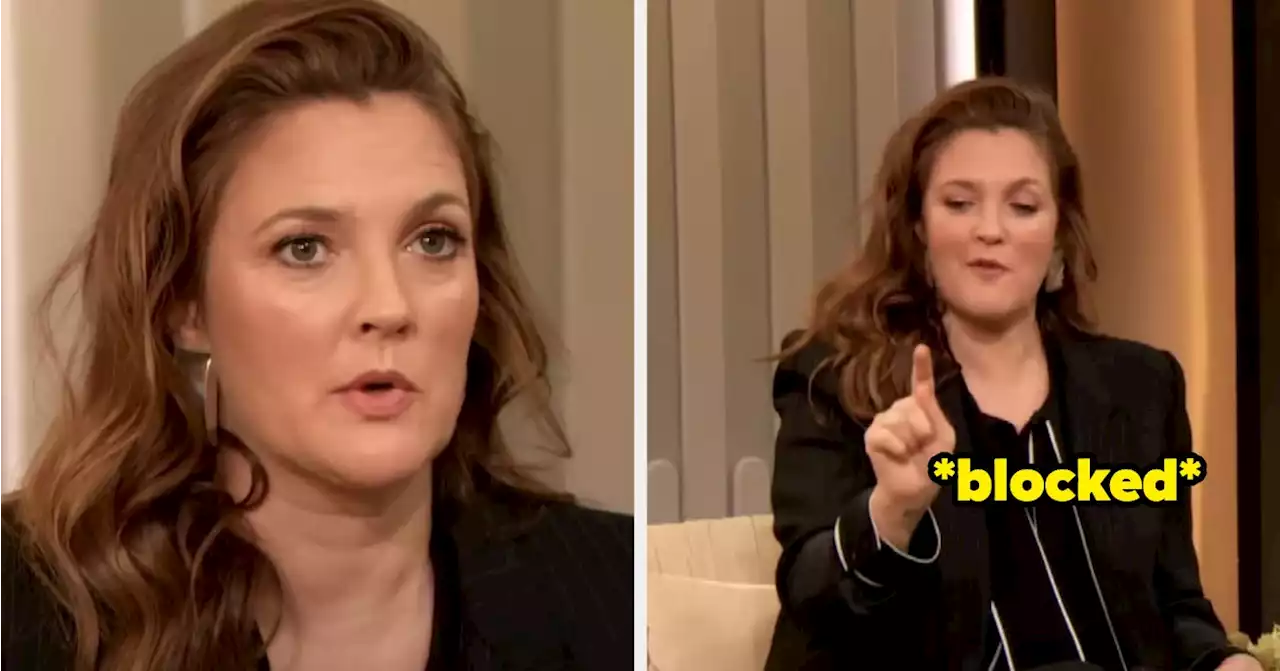 Drew Barrymore Talked About A Guy Messing With Her On A Dating App, And Why She Blocked Him