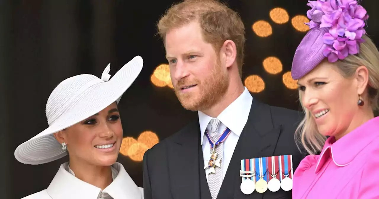 Zara Tindall's 'brutal' comment to Prince Harry at Princess Eugenie's wedding