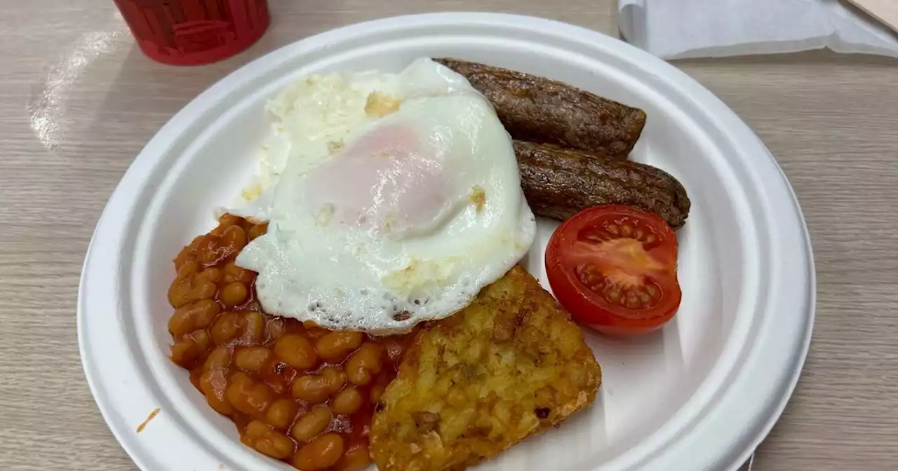 I had one of the saddest ever breakfasts at Asda's café