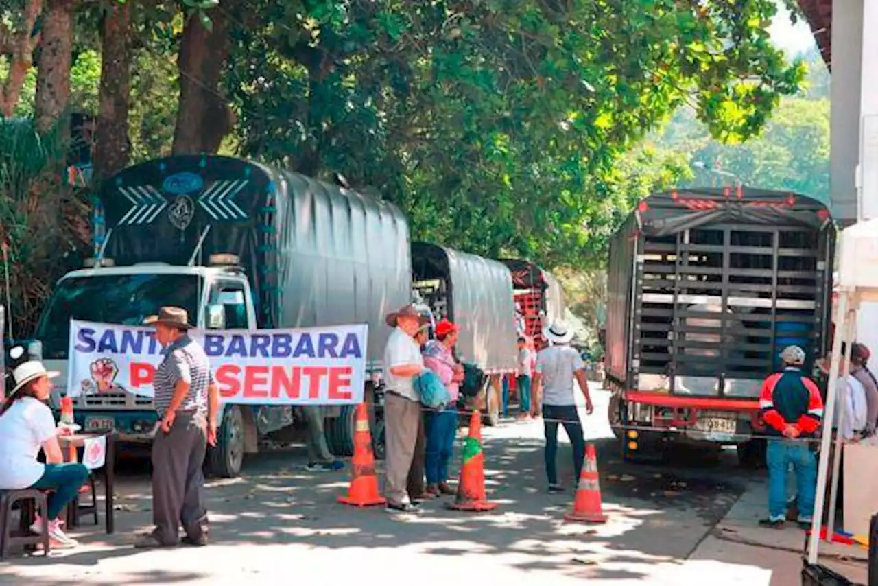 Campesinos de Santander levantan paro y esperan visita de Petro el 3 de febrero