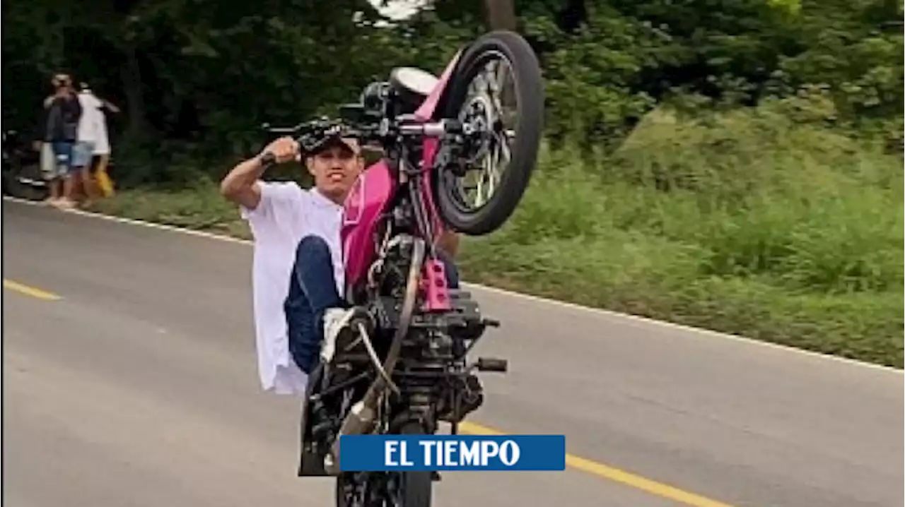 Carrera de piques ilegales cobró la vida de dos motociclistas en Cesar