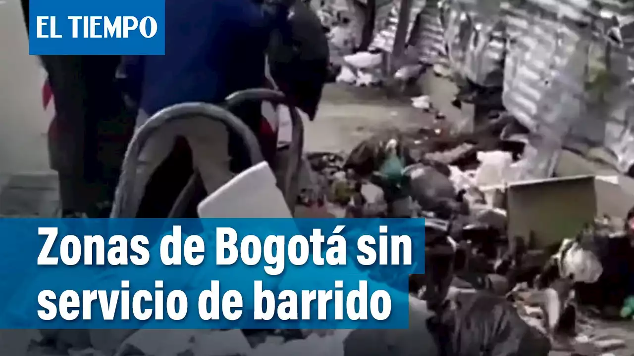 Zonas de Bogotá se quedarían sin servicio de barrido