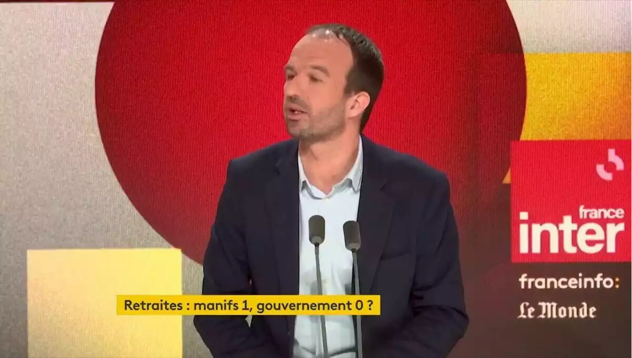 Manuel Bompard : 'Emmanuel Macron n'a aucune légitimité à faire cette réforme' des retraites