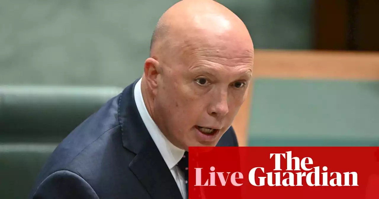 Australia news live: Peter Dutton has ‘reached for Tony Abbott playbook’ on the voice, treasurer says