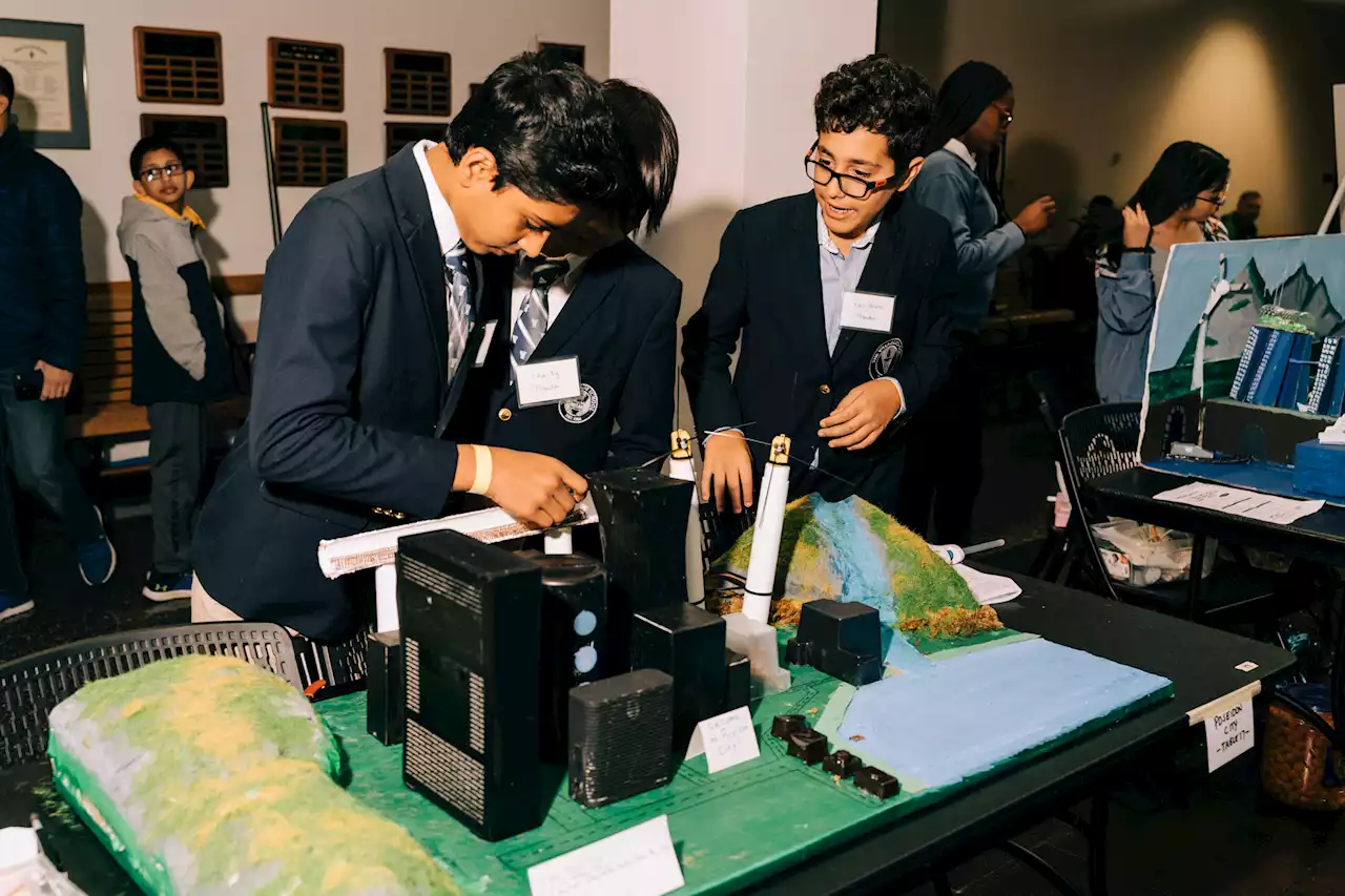 Texas middle school students create their own utopian cities combating climate change