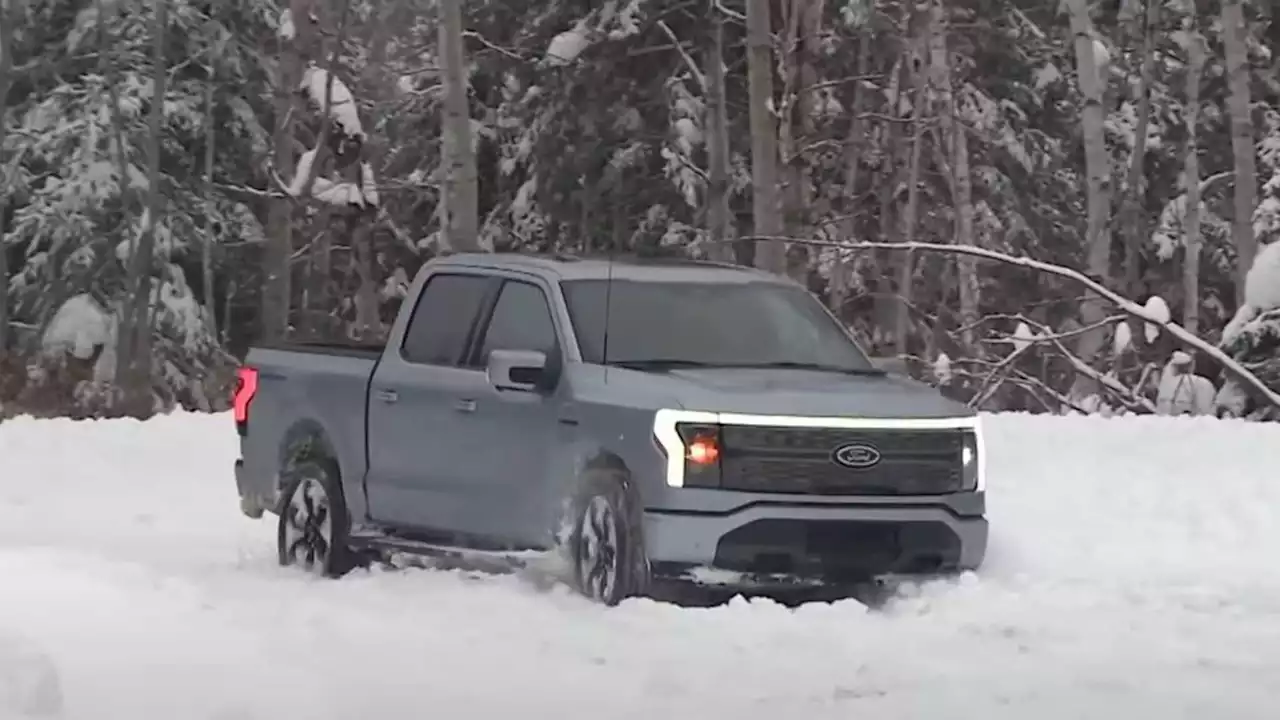 Ford F-150 Lightning Electric Truck Winter Road Trip Review