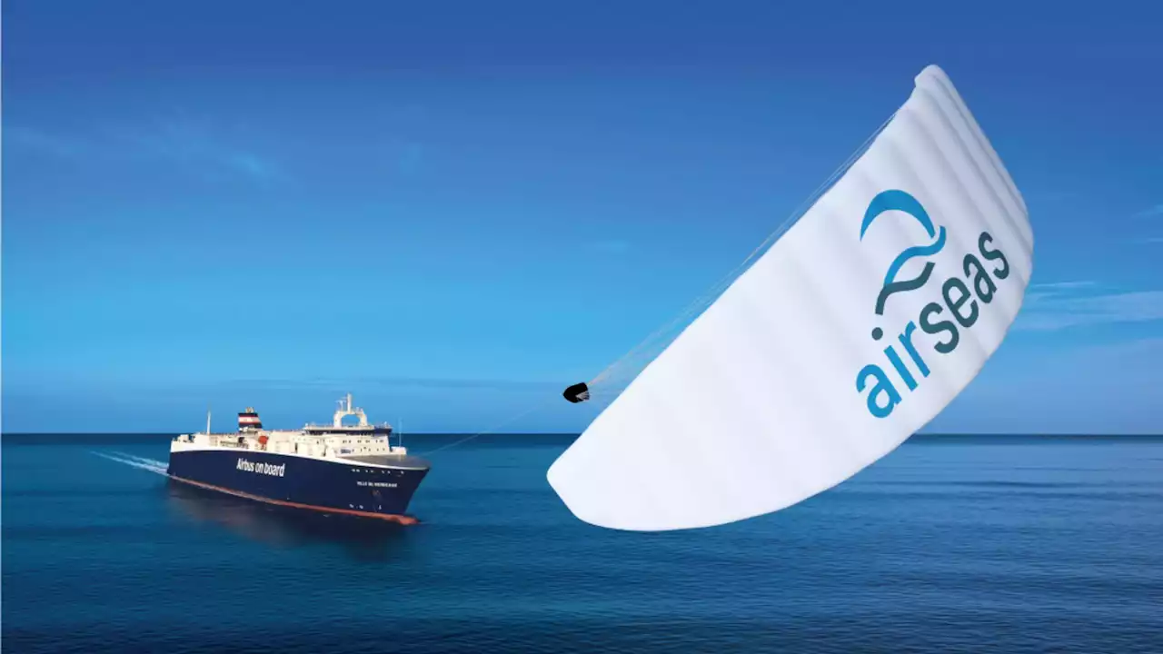 Revolutionary: Giant kite helps sail 21,528-ton ship in Atlantic Ocean