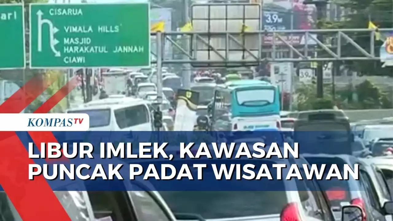 Puncak Padat Wisatawan saat Libur Imlek, Polisi Terapkan Sistem Satu Arah Situasional