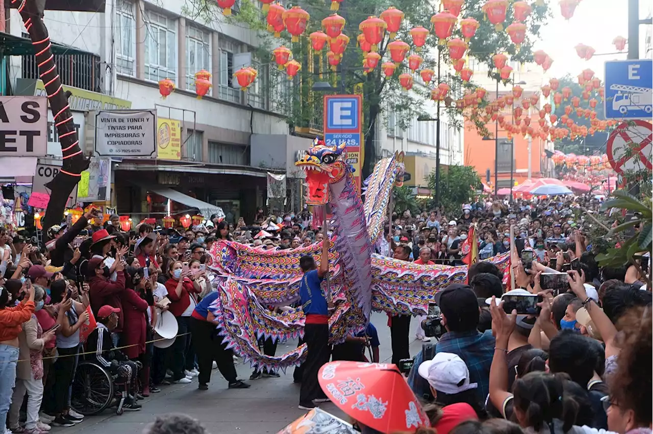 Festejan llegada del Año Nuevo chino en el Centro Histórico