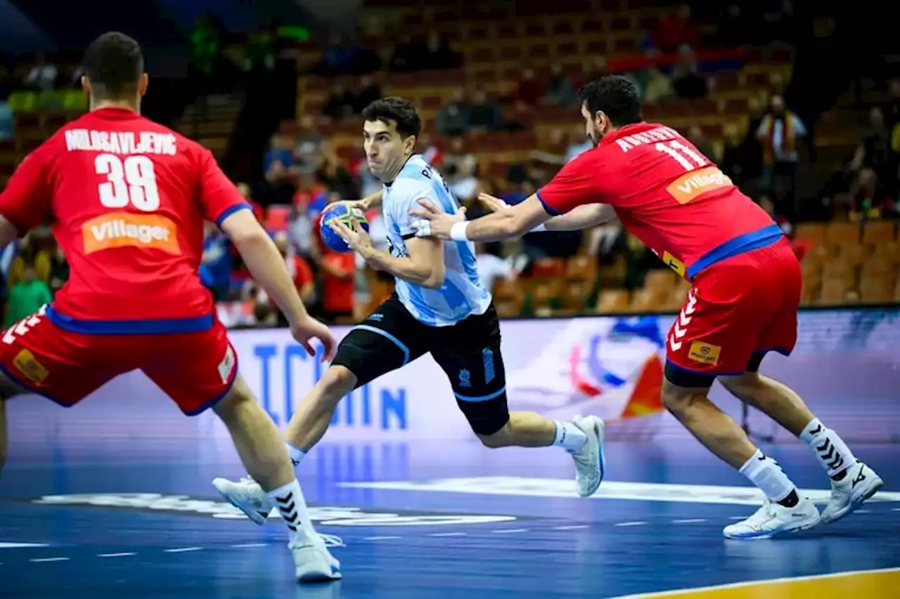 Así está la tabla de posiciones del grupo de los Gladiadores en el Mundial de handball, tras la derrota ante Serbia