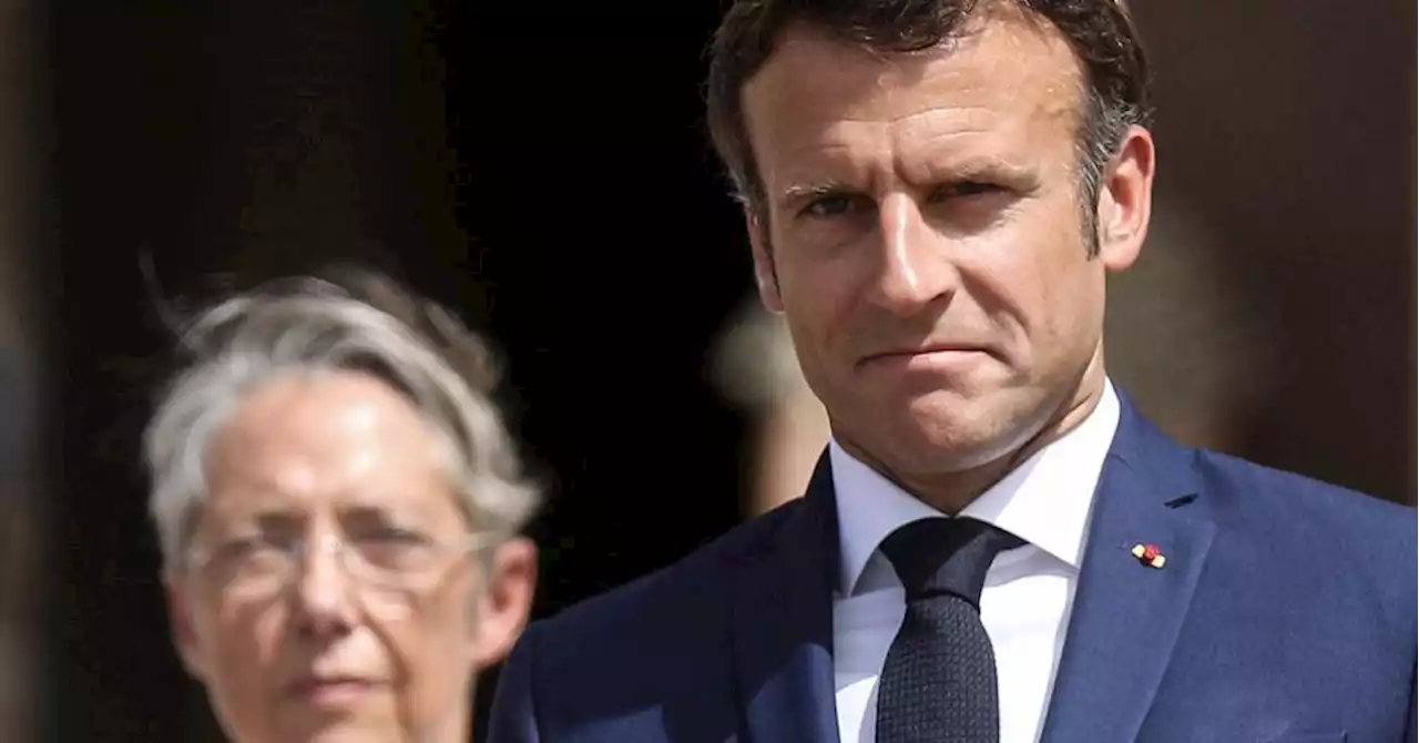 Chute de popularité pour Emmanuel Macron et Elisabeth Borne