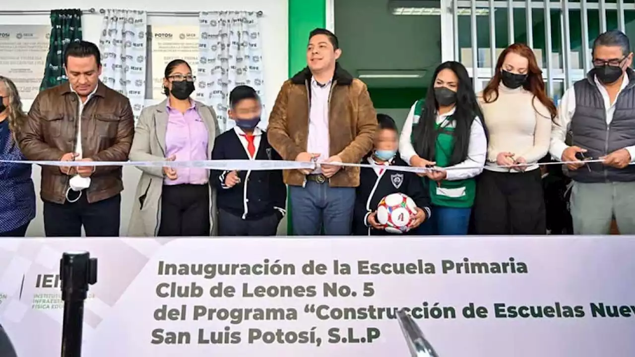 En San Luis Potosí, gobierno del cambio construirá 80 nuevas escuelas este 2023