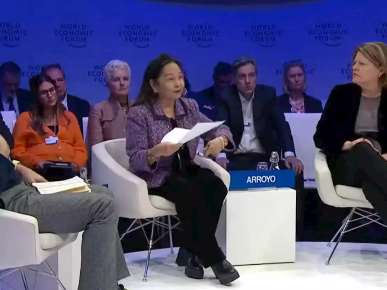 Arroyo flexes her admin's gains vs tuberculosis in WEF event