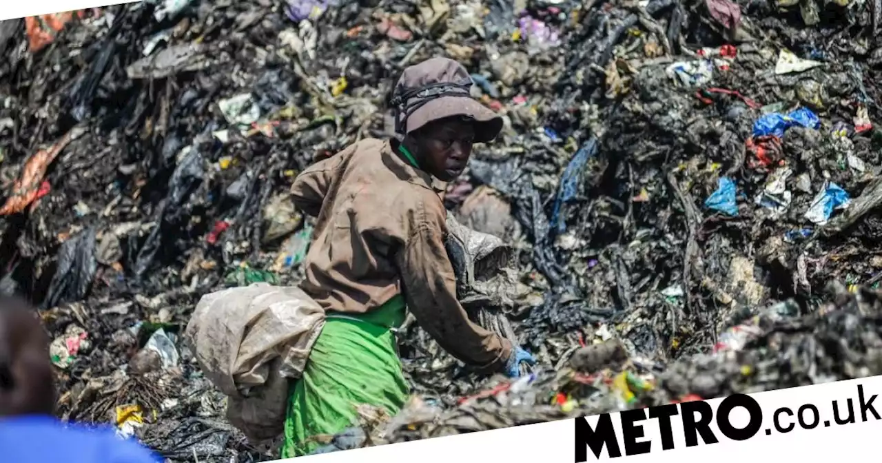 The people risking their lives on a deadly mountain of rubbish