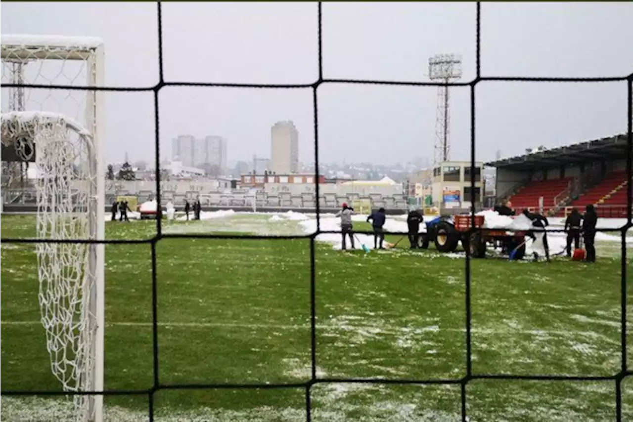 Twijfel over Seraing-Anderlecht wegens sneeuwval: mogelijk geen supporters