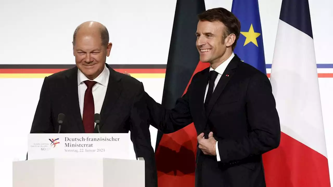 Macron en Scholz beloven steun aan Oekraïne tijdens Duits-Franse top