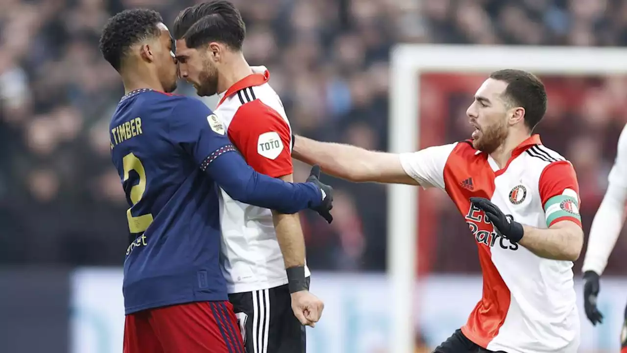 Feyenoord en Ajax vechten zich naar gelijkspel in beladen Klassieker