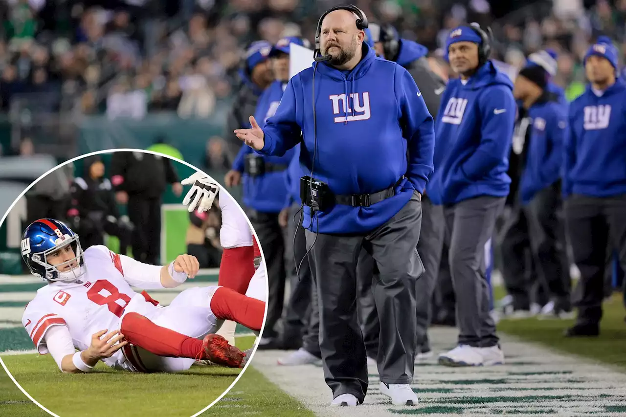 Brian Daboll ‘felt good’ about fourth-down play that cost Giants