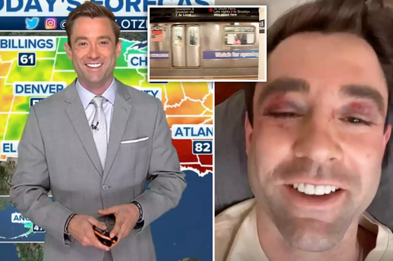 Fox News weatherman beaten on NYC subway train