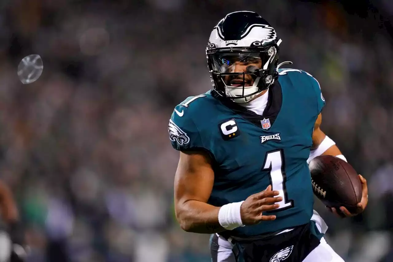 Jalen Hurts, Eagles cruise past Giants into NFC title game