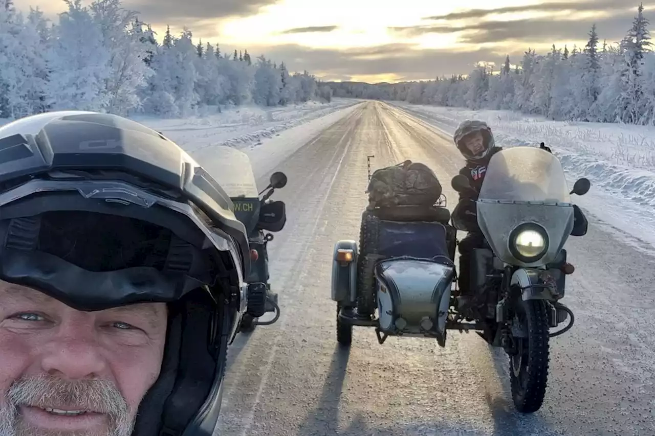 Three-wheelin’ up the Alaska Highway