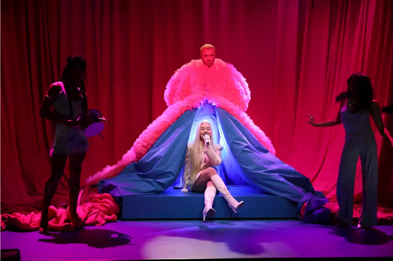 'SNL': Sam Smith Recruits Kim Petras and Sharon Stone for Dramatic Performances of 'Unholy' and 'Gloria'