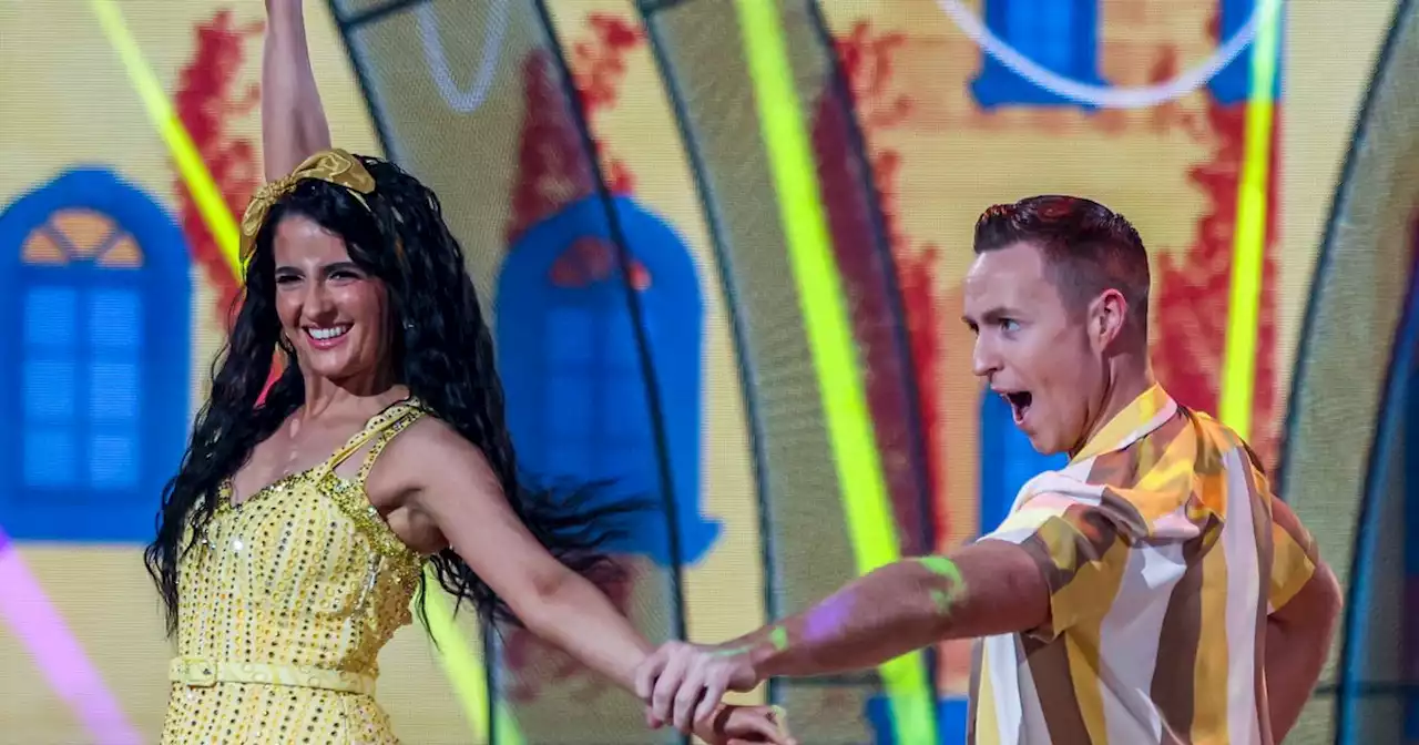 DWTS' Leah O'Rourke becomes first celeb to be eliminated after tense show