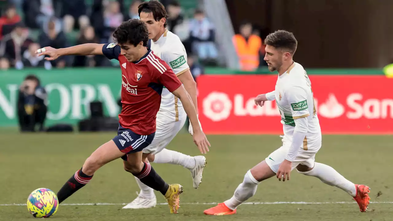 Liga | El Elche reacciona y suma un punto ante Osasuna