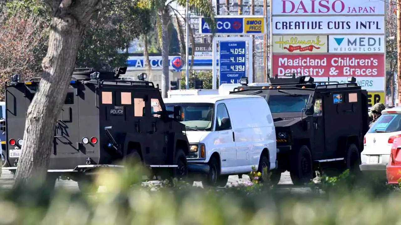 Police locate body while searching for suspected gunman in LA shooting