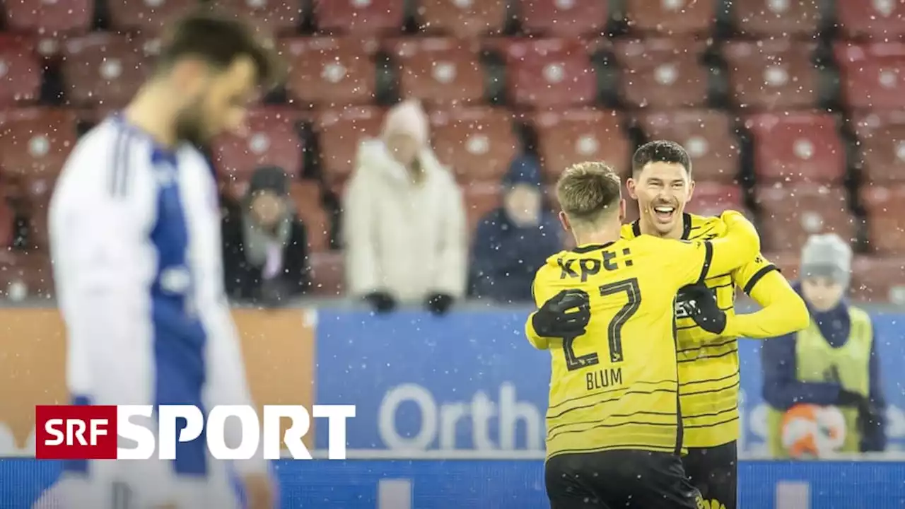 YB gewinnt mit 2:1 - GC erwacht zu spät: YB kehrt mit Sieg aus Winterpause zurück