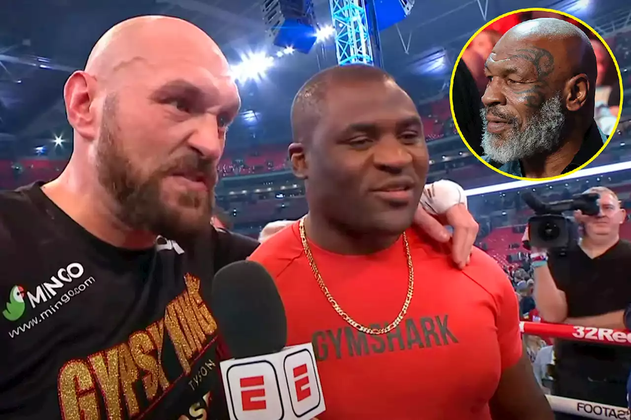 Tyson Fury challenges Francis Ngannou to special rules fight with Mike Tyson as star referee