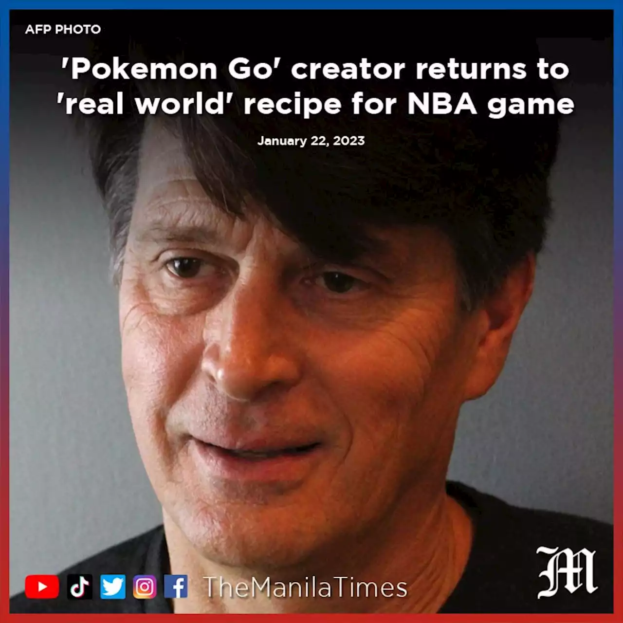 'Pokemon Go' creator returns to 'real world' recipe for NBA game