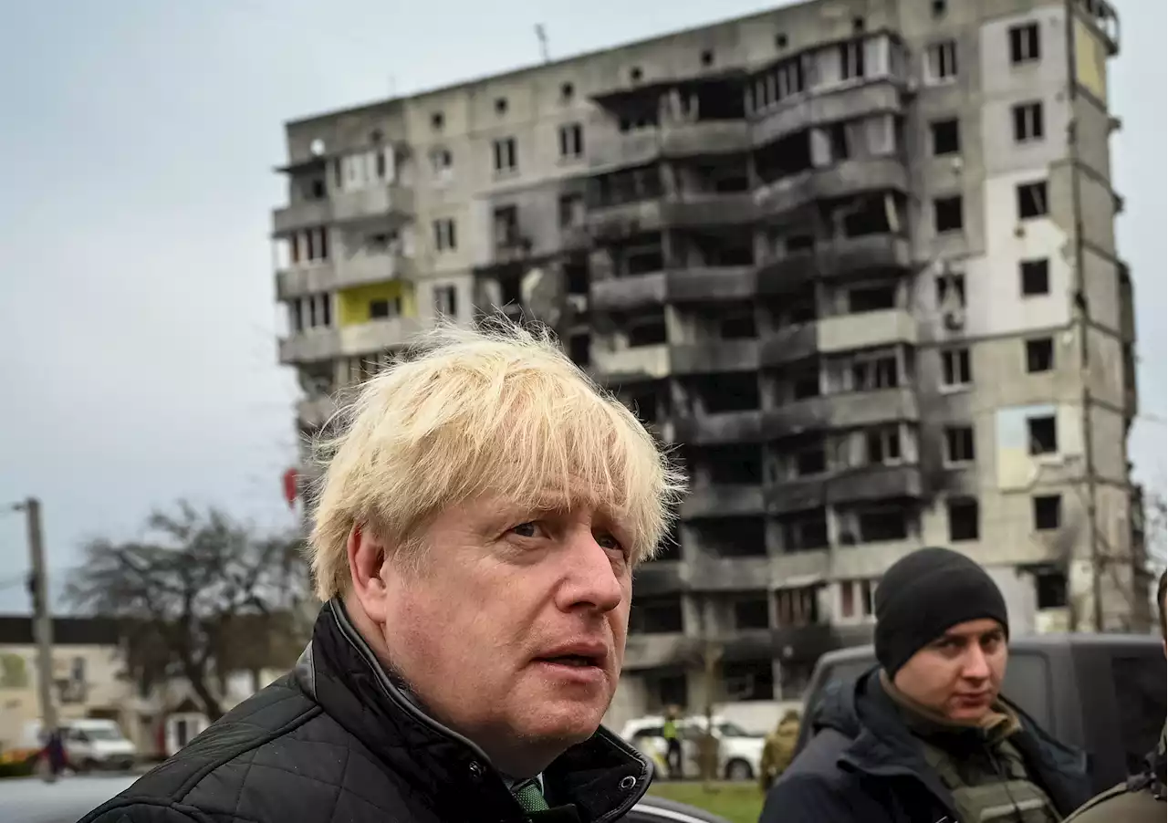 Boris surprise visit to Ukraine to rally support & visit scene of massacre