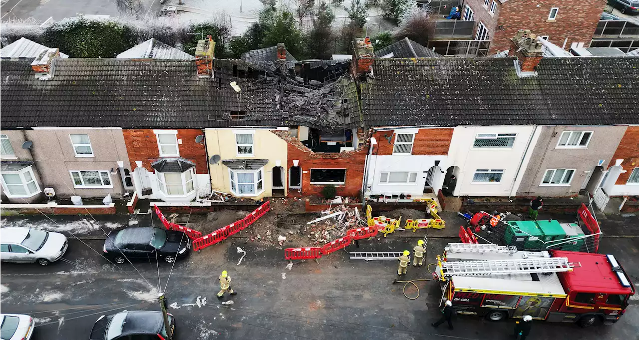 Neighbours' horror as 'huge blast' rips through terraced house