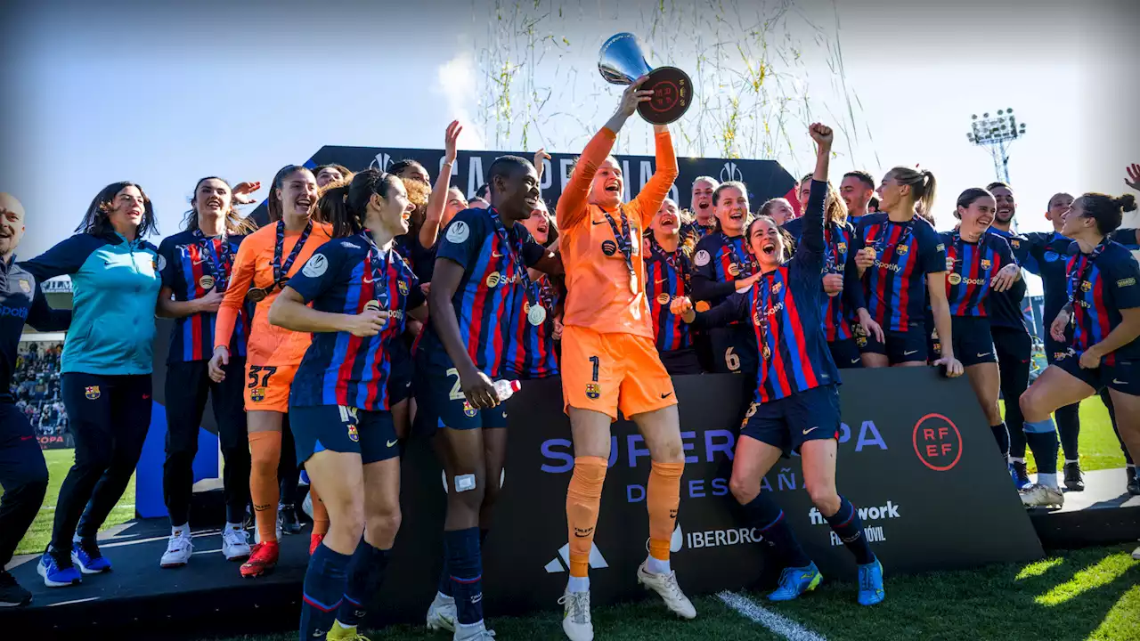 Barcelona femenil se queda con la Supercopa de España al vencer a la Real Sociedad